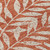 8' X 10' Orange And Ivory Floral Washable Indoor Outdoor Area Rug