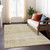 9' X 12' Gold Beige And Wheat Abstract Washable Indoor Outdoor Area Rug Transitional Style - Gold, Beige, Wheat Color