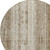 8' Brown And Ivory Round Striped Washable Indoor Outdoor Area Rug - 608219317829