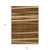 9' X 12' Brown Copper And Beige Striped Washable Indoor Outdoor Area Rug