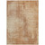 10' X 14' Terra Cotta And Copper Abstract Washable Indoor Outdoor Area Rug