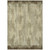 8' X 10' Brown And Green Striped Washable Indoor Outdoor Area Rug