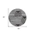 8' Black And White Round Abstract Washable Indoor Outdoor Area Rug