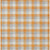 9' X 12' Orange Gray And Beige Plaid Washable Indoor Outdoor Area Rug