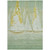 8' X 10' Green And Gold Nautical Washable Indoor Outdoor Area Rug