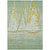 8' X 10' Green And Gold Nautical Washable Indoor Outdoor Area Rug