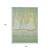 8' X 10' Green And Gold Nautical Washable Indoor Outdoor Area Rug