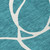 10' X 14' Teal Blue And Ivory Abstract Washable Indoor Outdoor Area Rug Transitional Style - Teal Blue, Ivory Color