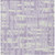 10' X 14' Lavender Lilac And Ivory Striped Washable Indoor Outdoor Area Rug