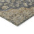 9' X 12' Charcoal Gray And Brown Oriental Washable Indoor Outdoor Area Rug