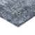10' X 14' Blue And Dark Gray Abstract Washable Indoor Outdoor Area Rug