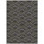 10' X 14' Black Ivory And Gold Geometric Washable Indoor Outdoor Area Rug