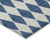 9' X 12' Navy Blue And Ivory Geometric Washable Indoor Outdoor Area Rug