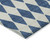 9' X 12' Navy Blue And Ivory Geometric Washable Indoor Outdoor Area Rug