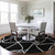8' Black And Ivory Round Geometric Washable Indoor Outdoor Area Rug - 880016393019