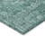 10' X 14' Dark Green And Aqua Oriental Washable Indoor Outdoor Area Rug