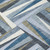 10' X 14' Denim Blue Gray And Ivory Geometric Washable Indoor Outdoor Area Rug - Denim Blue, Gray, Ivory
