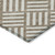 9' X 12' Brown And Ivory Geometric Washable Indoor Outdoor Area Rug