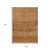 9' X 12' Copper And Ivory Geometric Washable Indoor Outdoor Area Rug - Copper, Ivory