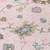 8' Pink Ivory And Chocolate Round Floral Washable Indoor Outdoor Area Rug