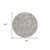 8' Taupe And Beige Round Tribal Washable Indoor Outdoor Area Rug
