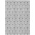 9' X 12' Silver And Gray Geometric Washable Indoor Outdoor Area Rug