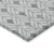 9' X 12' Silver And Gray Geometric Washable Indoor Outdoor Area Rug