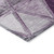 10' X 14' Merlot Purple And Lavender Geometric Washable Indoor Outdoor Area Rug