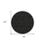 8' Black And Ivory Round Geometric Washable Indoor Outdoor Area Rug
