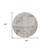 8' Beige And Gray Round Abstract Washable Indoor Outdoor Area Rug