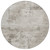 8' Beige And Gray Round Abstract Washable Indoor Outdoor Area Rug