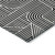 8' X 10' Black And Ivory Abstract Washable Indoor Outdoor Area Rug Transitional Style - Black, Ivory Color