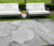 9' X 12' Gray and Ivory Abstract Washable Non Skid Indoor Outdoor Area Rug - 608219360931