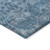 8' X 10' Blue Oriental Washable Indoor Outdoor Area Rug