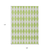 9' X 12' Lime Green And Ivory Geometric Washable Indoor Outdoor Area Rug