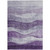 8' X 10' Lavender And Purple Abstract Washable Indoor Outdoor Area Rug