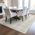 10' X 14' Ivory Beige And Brown Plaid Washable Indoor Outdoor Area Rug