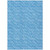 9' X 12' Blue Geometric Washable Indoor Outdoor Area Rug