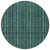 8' Teal Blue Aqua And Mint Green Round Striped Washable Indoor Outdoor Area Rug