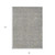 8' X 10' Gray Gold And Ivory Polka Dot Washable Indoor Outdoor Area Rug
