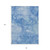 8' X 10' Denim Blue And Sky Blue Nautical Washable Indoor Outdoor Area Rug