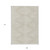 9' X 12' Beige And Ivory Geometric Washable Indoor Outdoor Area Rug Transitional Style - Beige, Ivory Color