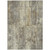 9' X 12' Beige Gold And Khaki Abstract Washable Indoor Outdoor Area Rug