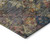 10' X 14' Gray Green And Terra Cotta Floral Washable Indoor Outdoor Area Rug