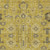 8' X 10' Gold Wheat And Gray Oriental Washable Indoor Outdoor Area Rug