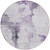 8' Purple Lavender And Gray Round Abstract Washable Indoor Outdoor Area Rug