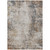 10' X 14' Ivory Blue And Copper Abstract Washable Indoor Outdoor Area Rug