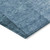 8' X 10' Denim Blue And Navy Blue Ombre Washable Indoor Outdoor Area Rug