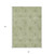 8' X 10' Sage And Artichoke Green Floral Washable Indoor Outdoor Area Rug - Sage, Artichoke Green