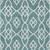 8' X 10' Teal Blue And Ivory Trellis Washable Indoor Outdoor Area Rug